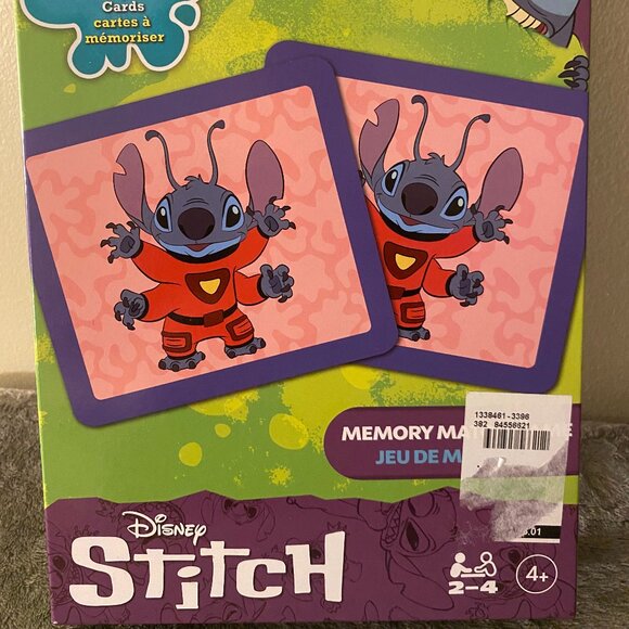 Stitch Memory Match Game - 72 Match Cards - Ages 4+ NIB - Picture 1 of 8